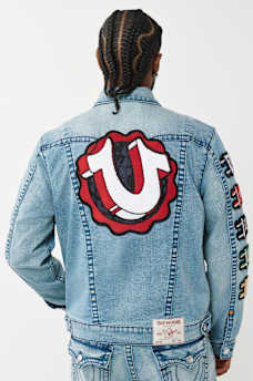CHAQUETA JIMMY BIG T CON PARCHE ESTILO UNIVERSITARIO., image 2