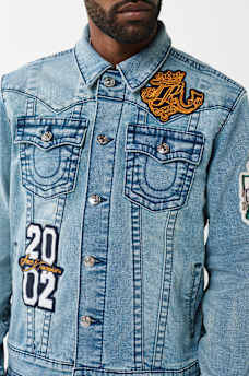 CHAQUETA JIMMY BIG T CON PARCHE ESTILO UNIVERSITARIO., image 5