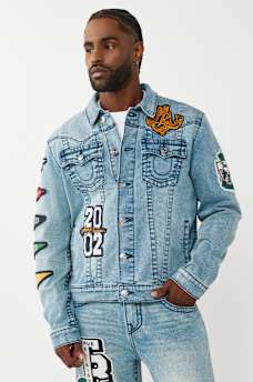 CHAQUETA JIMMY BIG T CON PARCHE ESTILO UNIVERSITARIO., image 1