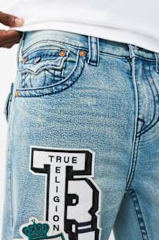 VINNY VARSITY PATCH BIG T ULTRA BAGGY JEAN 34", image 3