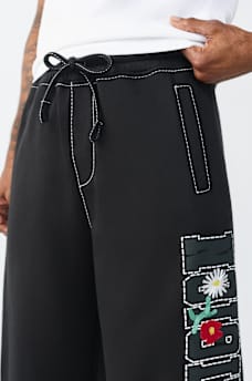 LOGO BIG T BAGGY JOGGER, image 6