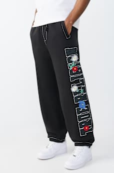 LOGO BIG T BAGGY JOGGER, image 1