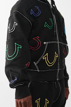 HORSESHOE BIG T BOXY ZIP HOODIE, image 4