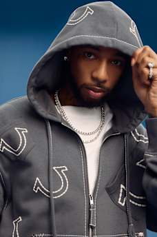 HORSESHOE BIG T BOXY ZIP HOODIE, image 2