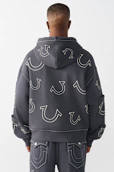 HORSESHOE BIG T BOXY ZIP HOODIE, image 5