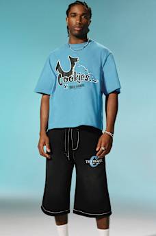 TRUE RELIGION X COOKIES LONG SWEAT SHORT, image 2