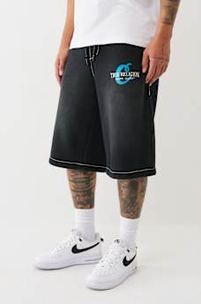 TRUE RELIGION X COOKIES LONG SWEAT SHORT, image 5