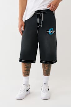 TRUE RELIGION X COOKIES LONG SWEAT SHORT, image 1