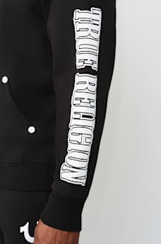 BUDDHA FACE LOGO ZIP HOODIE, image 4