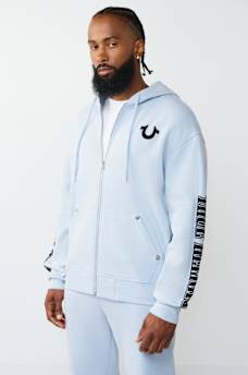 BUDDHA FACE LOGO ZIP HOODIE, image 2