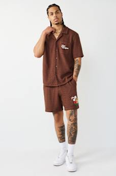 CAMISETA DE CAMPAMENTO TEJIDA CON FLORES, image 6