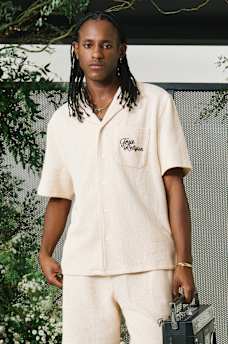 CAMISETA DE CAMPAMENTO TEJIDA CON FLORES, image 2