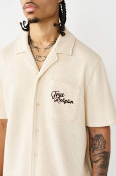 CAMISETA DE CAMPAMENTO TEJIDA CON FLORES, image 4