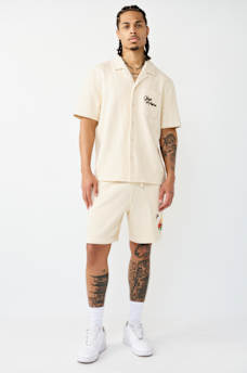 CAMISETA DE CAMPAMENTO TEJIDA CON FLORES, image 6