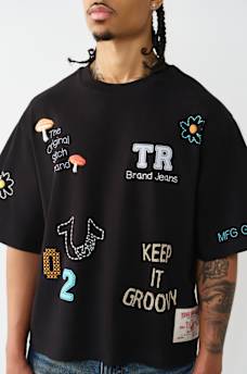 MULTI-LOGO HEAVYWEIGHT BOXY TEE, image 2