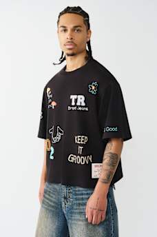 MULTI-LOGO HEAVYWEIGHT BOXY TEE, image 3