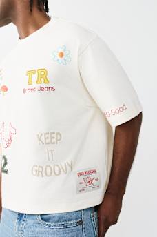 MULTI-LOGO HEAVYWEIGHT BOXY TEE, image 2