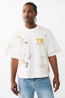 MULTI-LOGO HEAVYWEIGHT BOXY TEE, image 6