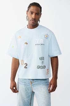 MULTI-LOGO HEAVYWEIGHT BOXY TEE, image 1