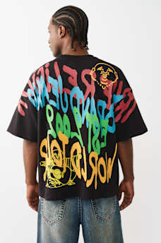 GRAFFITI HEAVYWEIGHT OVERSIZED TEE, image 2