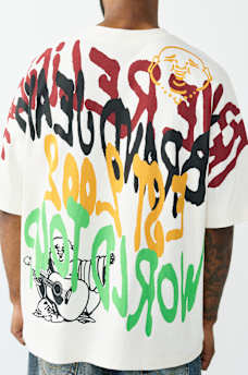 GRAFFITI HEAVYWEIGHT OVERSIZED TEE, image 2