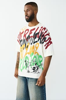 GRAFFITI HEAVYWEIGHT OVERSIZED TEE, image 3