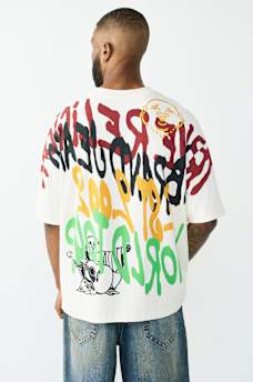 GRAFFITI HEAVYWEIGHT OVERSIZED TEE, image 4