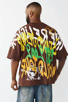 GRAFFITI HEAVYWEIGHT OVERSIZED TEE, image 2