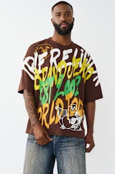 GRAFFITI HEAVYWEIGHT OVERSIZED TEE, image 1
