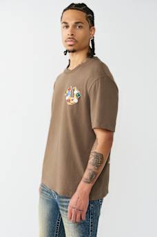 GARDEN HORSESHOE LOGO HEAVYWEIGHT TEE