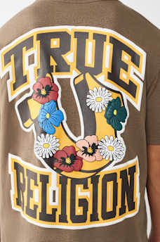 GARDEN HORSESHOE LOGO HEAVYWEIGHT TEE