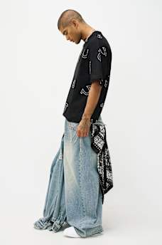 HORSESHOE PRINT LOGO HEAVYWEIGHT OVERSIZED TEE, image 3