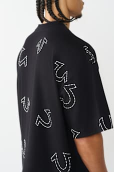HORSESHOE PRINT LOGO HEAVYWEIGHT OVERSIZED TEE, image 5