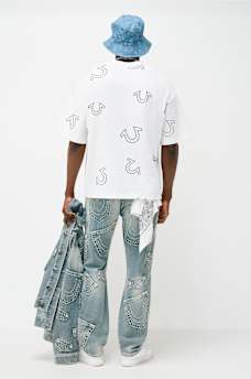 HORSESHOE PRINT LOGO HEAVYWEIGHT OVERSIZED TEE, image 2