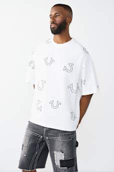 HORSESHOE PRINT LOGO HEAVYWEIGHT OVERSIZED TEE, image 5
