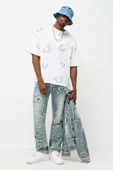 HORSESHOE PRINT LOGO HEAVYWEIGHT OVERSIZED TEE, image 1