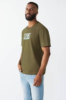 WAVY LOGO BUDDHA FACE GRAPHIC TEE, image 4