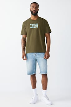 WAVY LOGO BUDDHA FACE GRAPHIC TEE, image 6