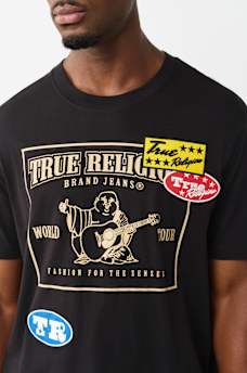 WORLD TOUR LOGO PATCH HEAVYWEIGHT TEE, image 1