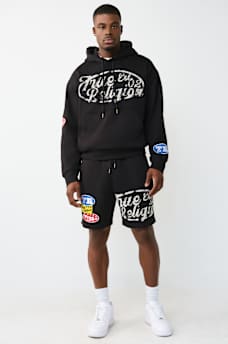 LOGO PATCH BOXY PULLOVER HOODIE, image 2