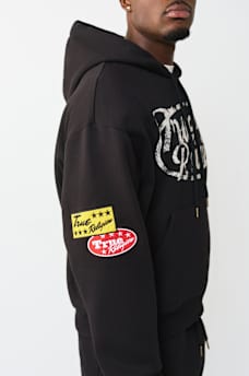 LOGO PATCH BOXY PULLOVER HOODIE, image 5