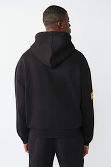 LOGO PATCH BOXY PULLOVER HOODIE, image 6