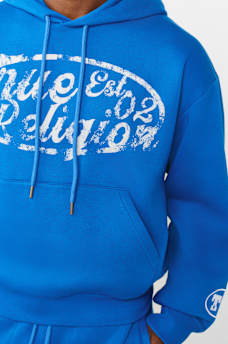 LOGO PATCH BOXY PULLOVER HOODIE, image 2