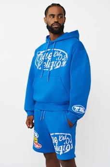 LOGO PATCH BOXY PULLOVER HOODIE, image 3