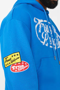 LOGO PATCH BOXY PULLOVER HOODIE, image 4