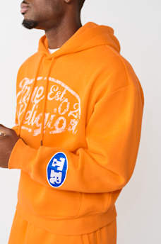 LOGO PATCH BOXY PULLOVER HOODIE, image 4
