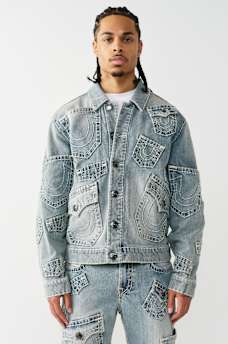 MULTI-POCKET SUPER T DENIM JACKET, image 1
