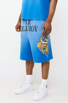 MIKEY FLORAL SNAKE BAGGY AF SWEATSHORT