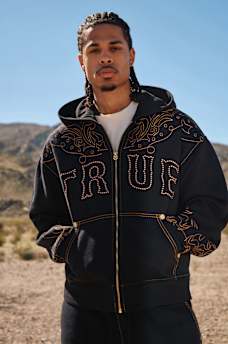 RODEO BIG T BOXY ZIP HOODIE, image 1