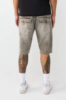 RICKY FRAYED HEM FLAP SHORT
